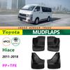 Подходит для Toyota Hiace KDH200 2011-2018 Передние и задние брызговики с кожаными шайбами.