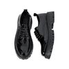 Large Size Men's Shoes Fashion Glossy Big Head Leather Shoes Thick Sole Heightening Trend Youth and Youth Tide Shoes