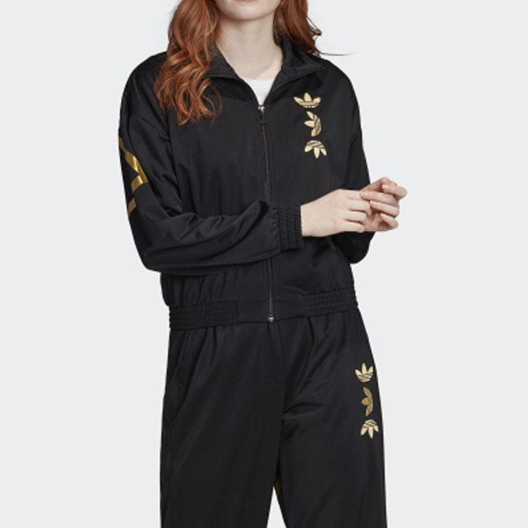 adidas Оригинальные куртки Женские Черный Стойка умеренная Другое FS7220