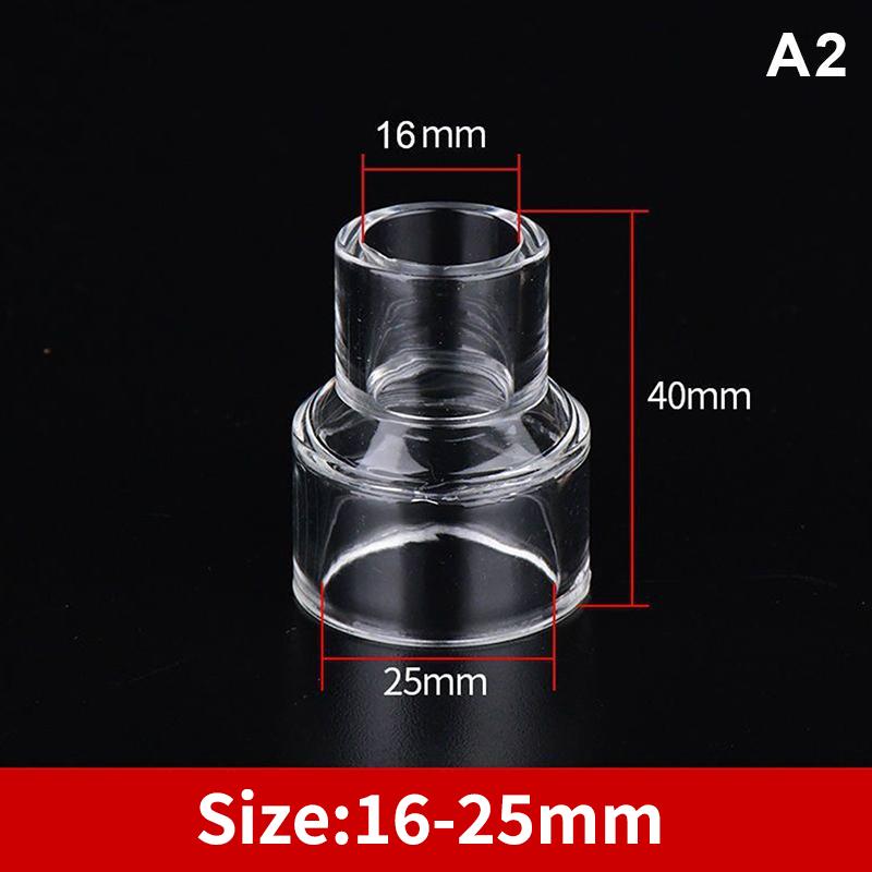 Clear Acrylic Pipe Fittings Variable Diameter Connectors for Water Tube Aquarium System Reliable Connection Joint