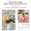 Silk Petals Dahlia Artificial Flower Multicolor Decorative Flower Simulation Flower  Home Decor