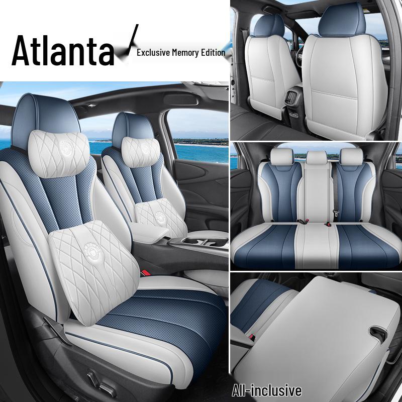 BYD 2025 Dolphin Интеллектуальный чехол на сиденье для вождения: Дышащий, Перфорированный, Всесезонный, Подушка с полным охватом