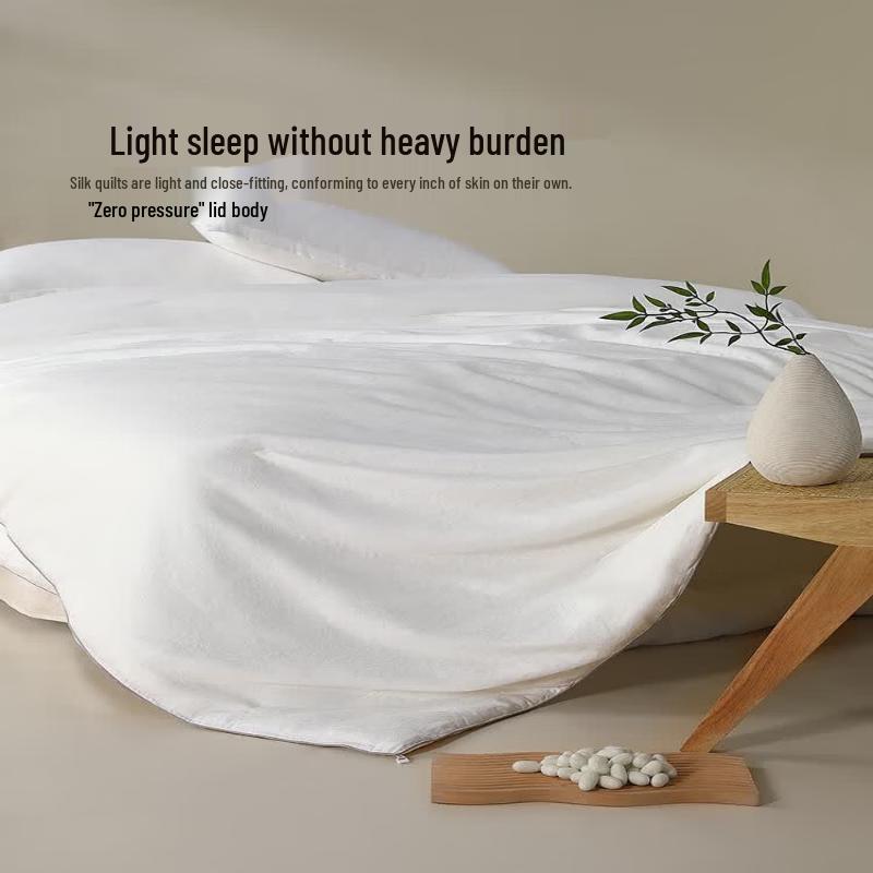 Mercury Home Textiles 100% Mulberry Silk All-Season Duvet