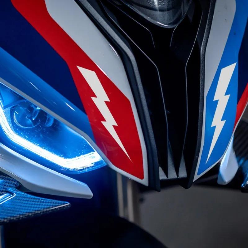 2pcs Lightning Motorcycle Stickers Car Decals DIY Moto Helmet Head Windshield Side Body for DUCATI KTM BMW YAMAHA Kawasaki Vespa