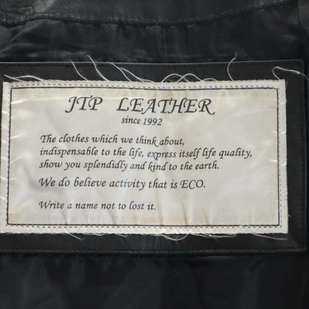 JTP LEATHER Натуральная кожа Старая Без цвета кожаная куртка S черная Женская Б/у