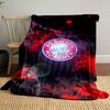 Bayern Munich Logo Designed Flannel blanket for bedroom, living room, sofa, and nap