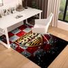 Vfb Fc Crest Printed Area Rug for Office, Chair Rug, Decorative Carpet Floor Mat, Large Size Fan gifts Christmas gifts