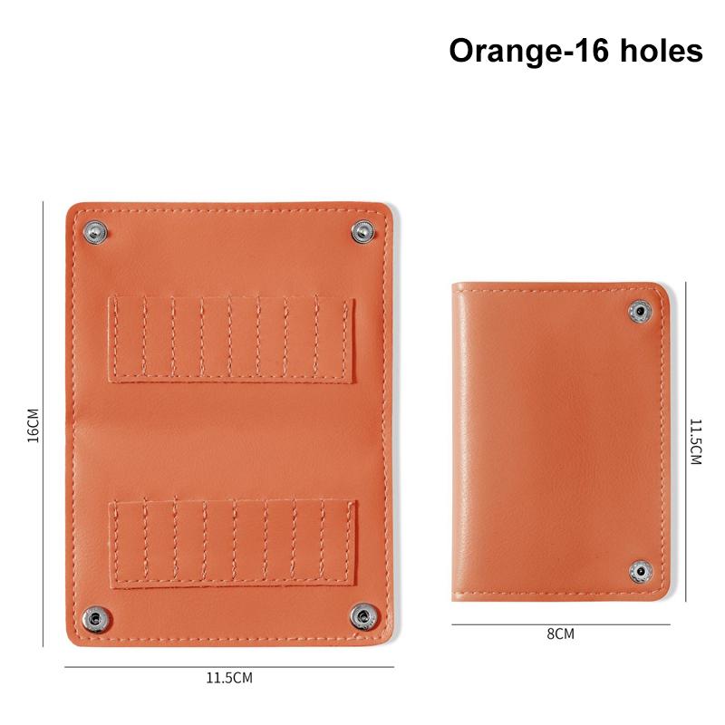 Empty Nail Drill Bit Storage Package Holder 10/16 Slot Nail Drill Bit Organizer Bag MillingTool Display Grinding Bits Container
