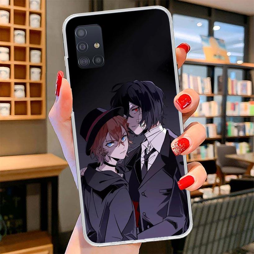 Чехол для телефона Bungo Stray Dogs Double Black Cover для Samsung Galaxy A12 A22 A32 A52 A72 A02S Чехол для телефона Note 20 Ultra 10 S10 Plus