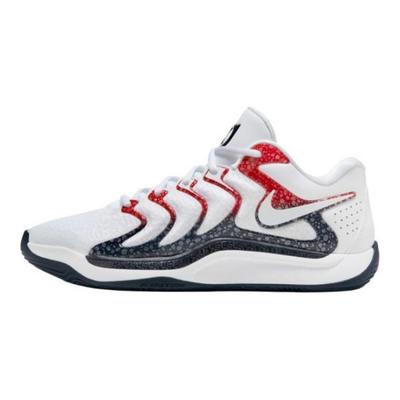 KD 17 USA мужские кроссовки белые университетско-красные обсидиановые FJ9487-101