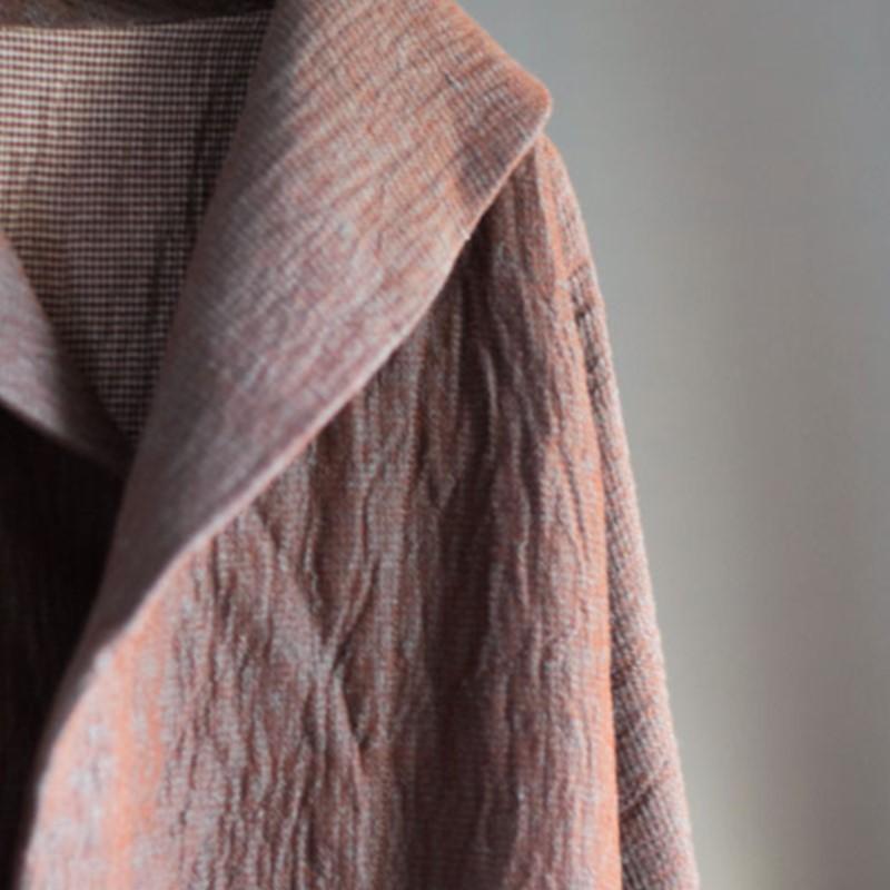 Johnature Женские винтажные куртки однотонные с поясом пальто с длинным рукавом весенние свободные куртки