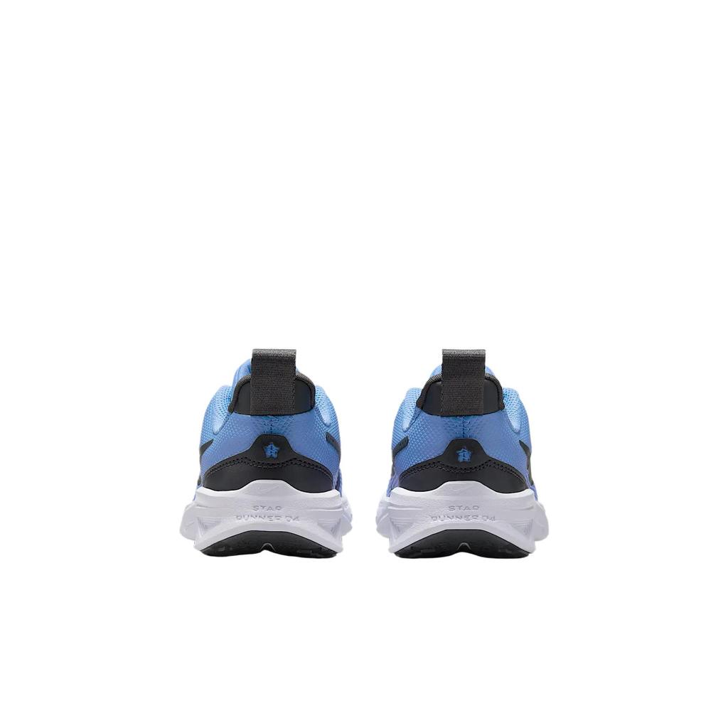 Nike Star Runner 4 Сетчатые Низкие Детские Тренировочные Кроссовки Синий Белый Черный Детские DX7614-408