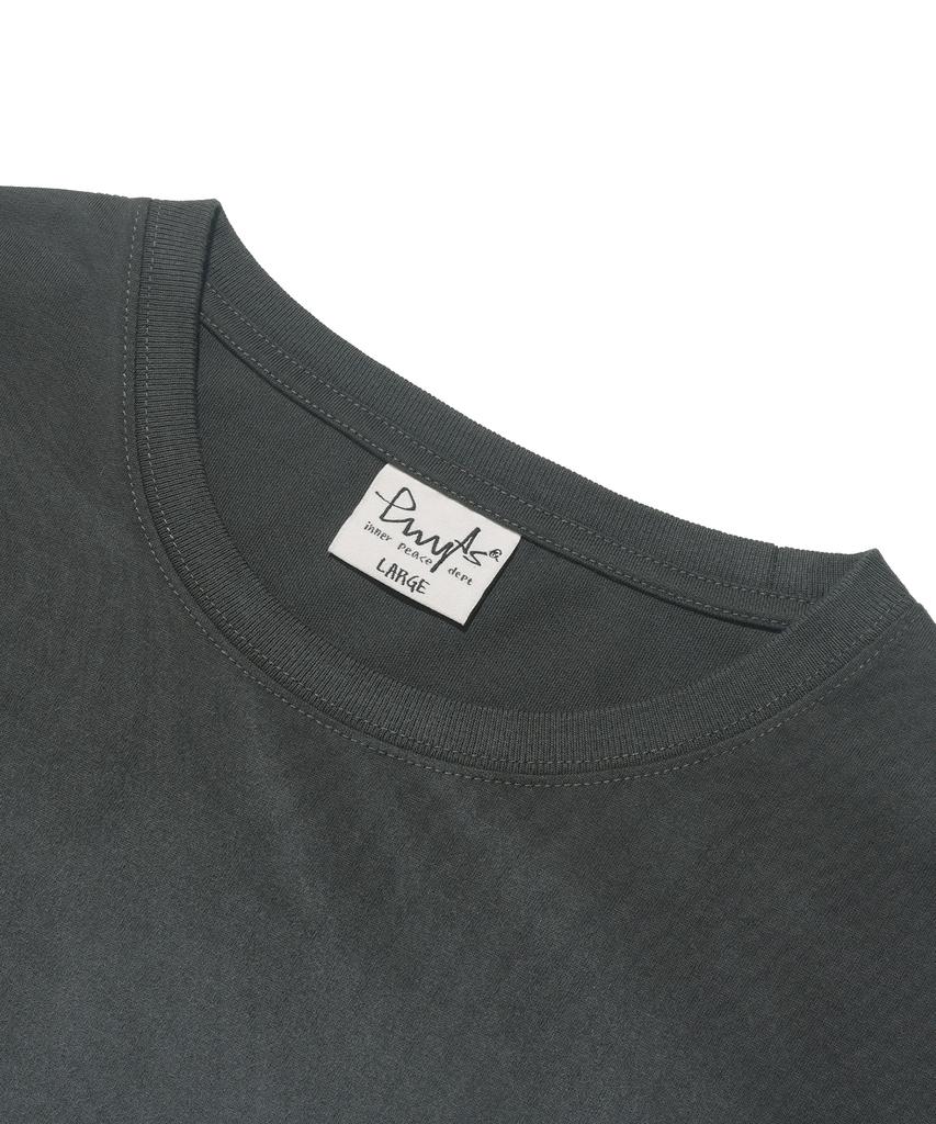 PHYSICAL DEPARTMENT [Cool Cotton] Running Class Long Sleeve_Dark Charcoal