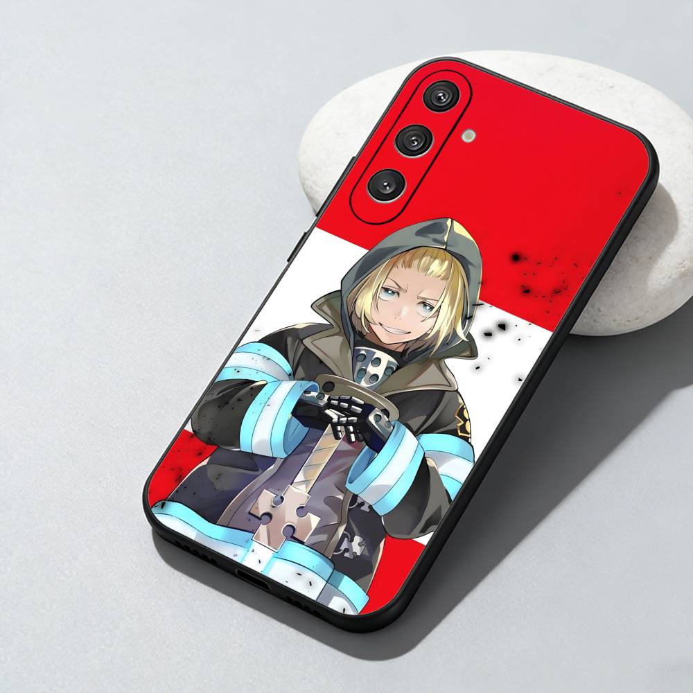 FF-Fire S-Sho K-Kusakabe Персонажи Чехол для телефона Для Samsung Galaxy A73,A72,A71,A70,A52,A51 Другие Мягкий черный чехол
