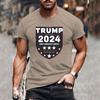 Футболки с коротким рукавом и принтом Трампа для мужчин, спортивные футболки, мягкие хлопковые футболки для женщин, повседневные футболки с 3D-принтом