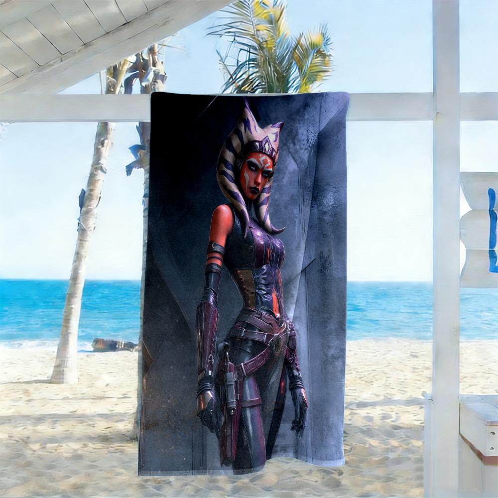 Star Wars Beach Towel Super Soft Microfiber Quickdry Fabric Comfortable Lightweight Perfect for Traveling Yoga Camping and Swimming