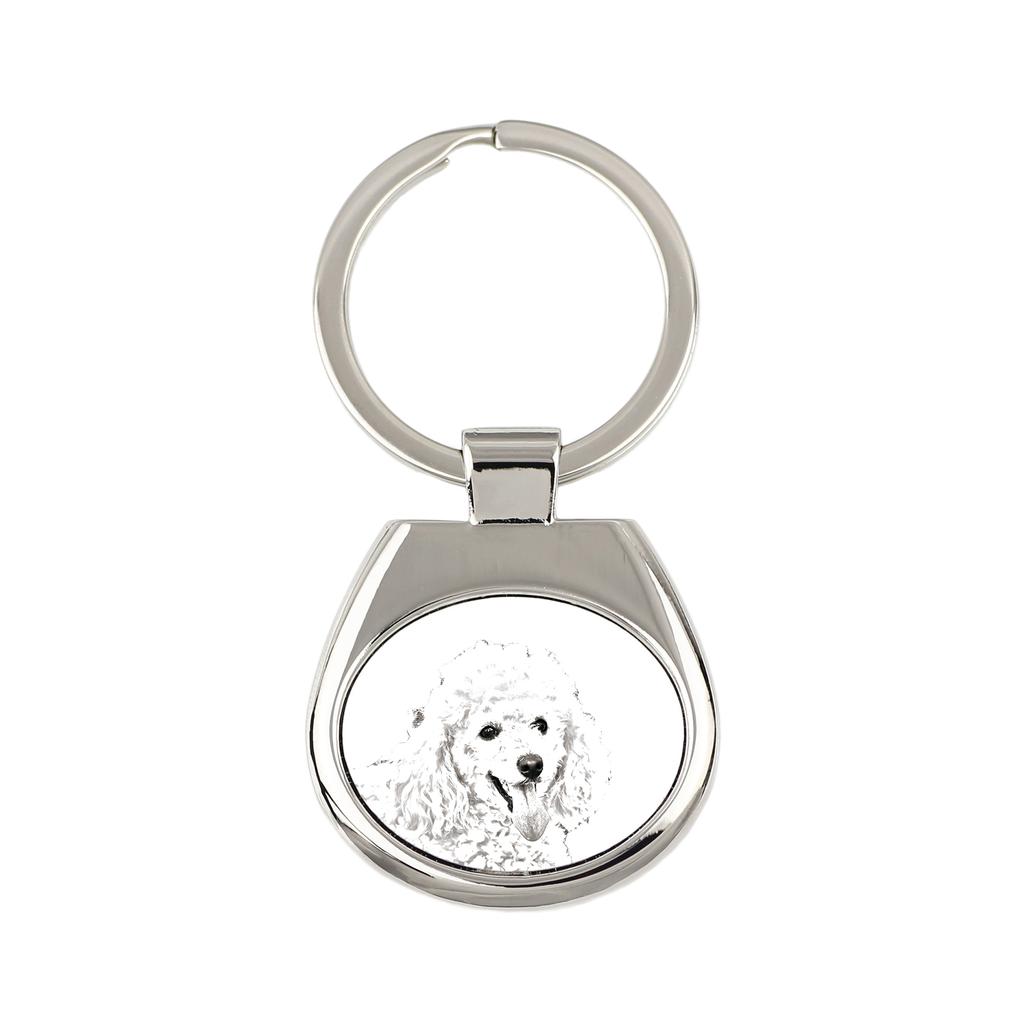 Poodle - Keychain with a Dog, Keychain with a Print, Personalized Pendant from the Art-Dog Brand