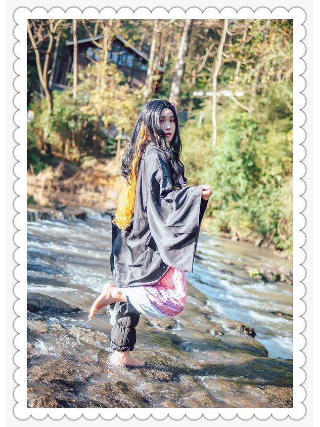 Manyuan Demon Slayer Nezuko Kamado Cosplay Costume