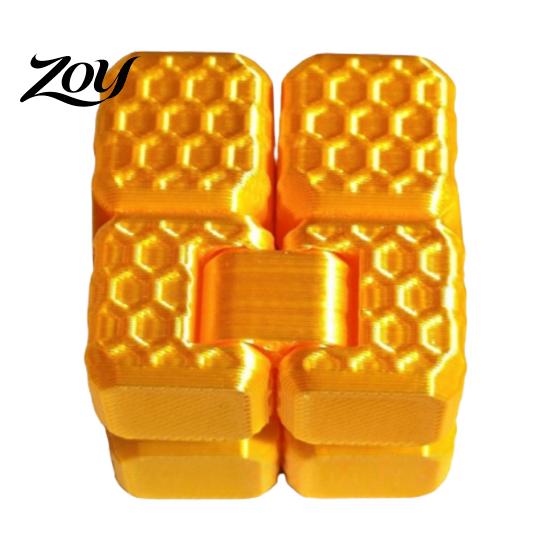 Sensory Toys for Focus 3D Printed Infinity Cube Fidget Toy, Articulated Folding Desk Toy Adults, Tactile Tools Pocket-Sized Stress Relief Focus,