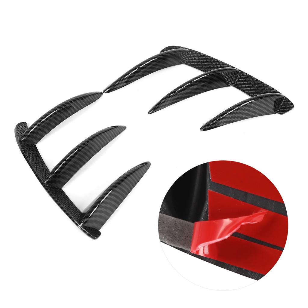 Rear Bumper Lip Splitter Canards Vents Replacement for Mercedes Benz W176 A200 A250 A260 A45 AMG