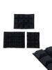 40 шт. Квадратные резиновые ножки Самоклеящиеся бамперы Дверные стопоры Мебельные накладки