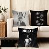 MMilo JJ Rapper Cushion Cover Plush Fabric Soft DoubleSided Printed Sofa Warm Winter Home Child Gift Pillow Case