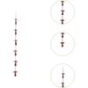 Rain Chain Rain Chain Mushroom Bell Design Replace for Gutter Water Catcher Decorative for Lawn Backyard Gazebos Garden Outside