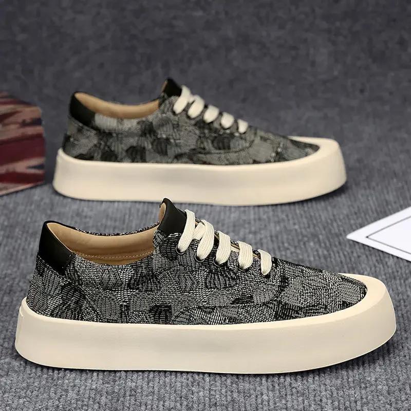 Новые летние кроссовки из парусины для мужчин, рабочая обувь, предложение, дизайнерские роскошные слипоны для взрослых, распродажа мужской вулканизированной обуви