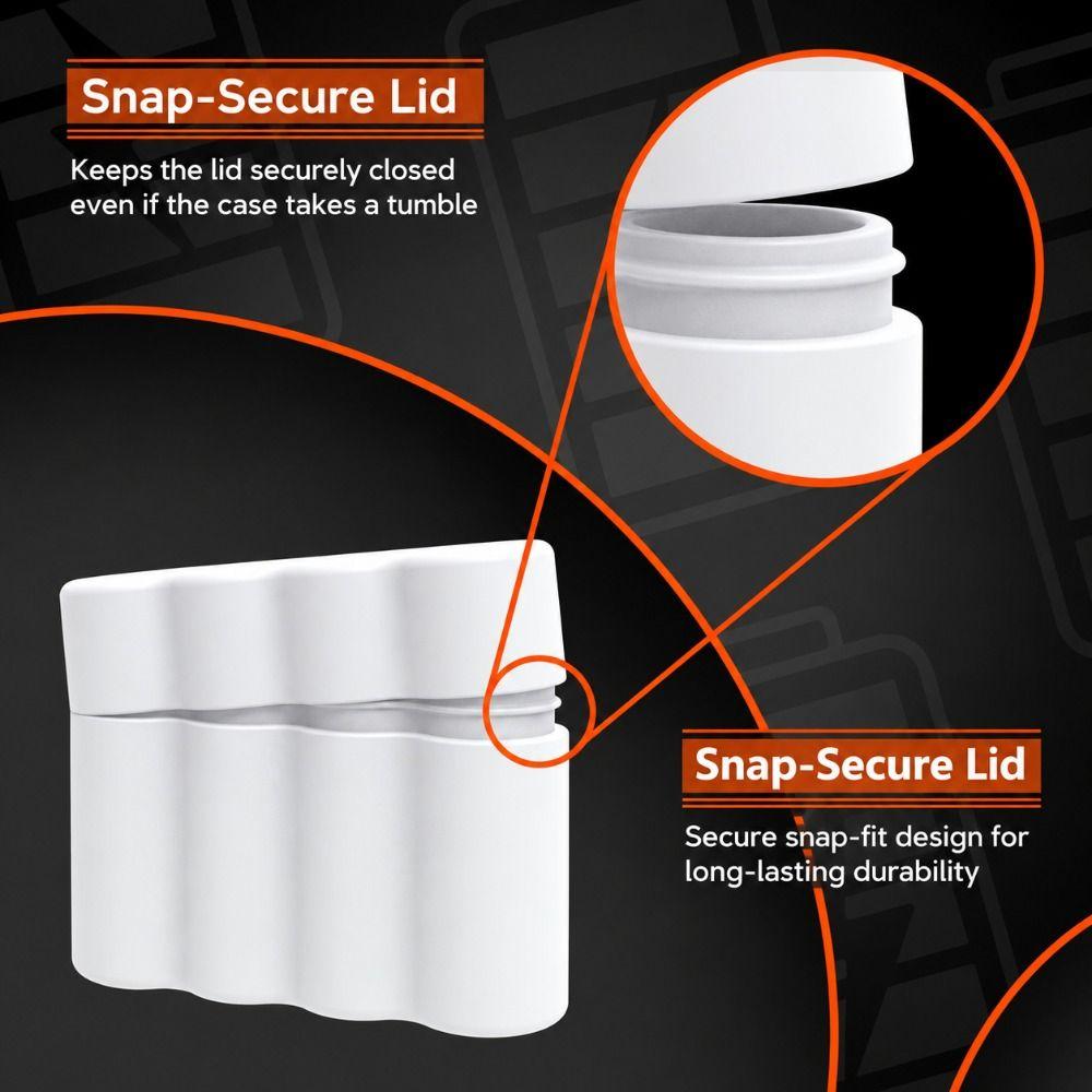 Waterproof Battery Holder Shockproof Dust-Proof Cover BPA-Free Battery Case Electronic Accessories