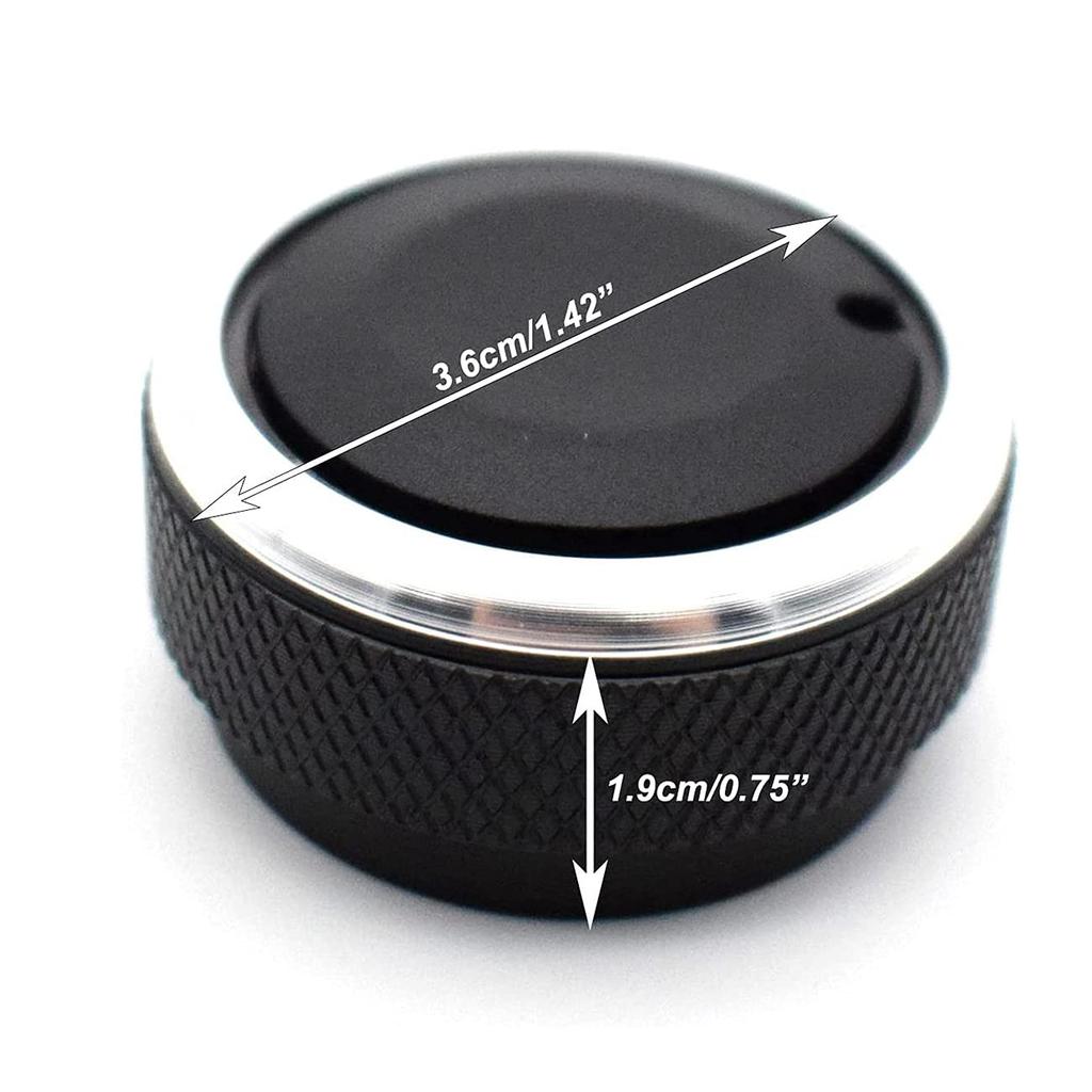 Douehpy 3 шт. Ручки переключателей кондиционера, ручка управления теплом для Platz Vios Vitz Yaris X, черные