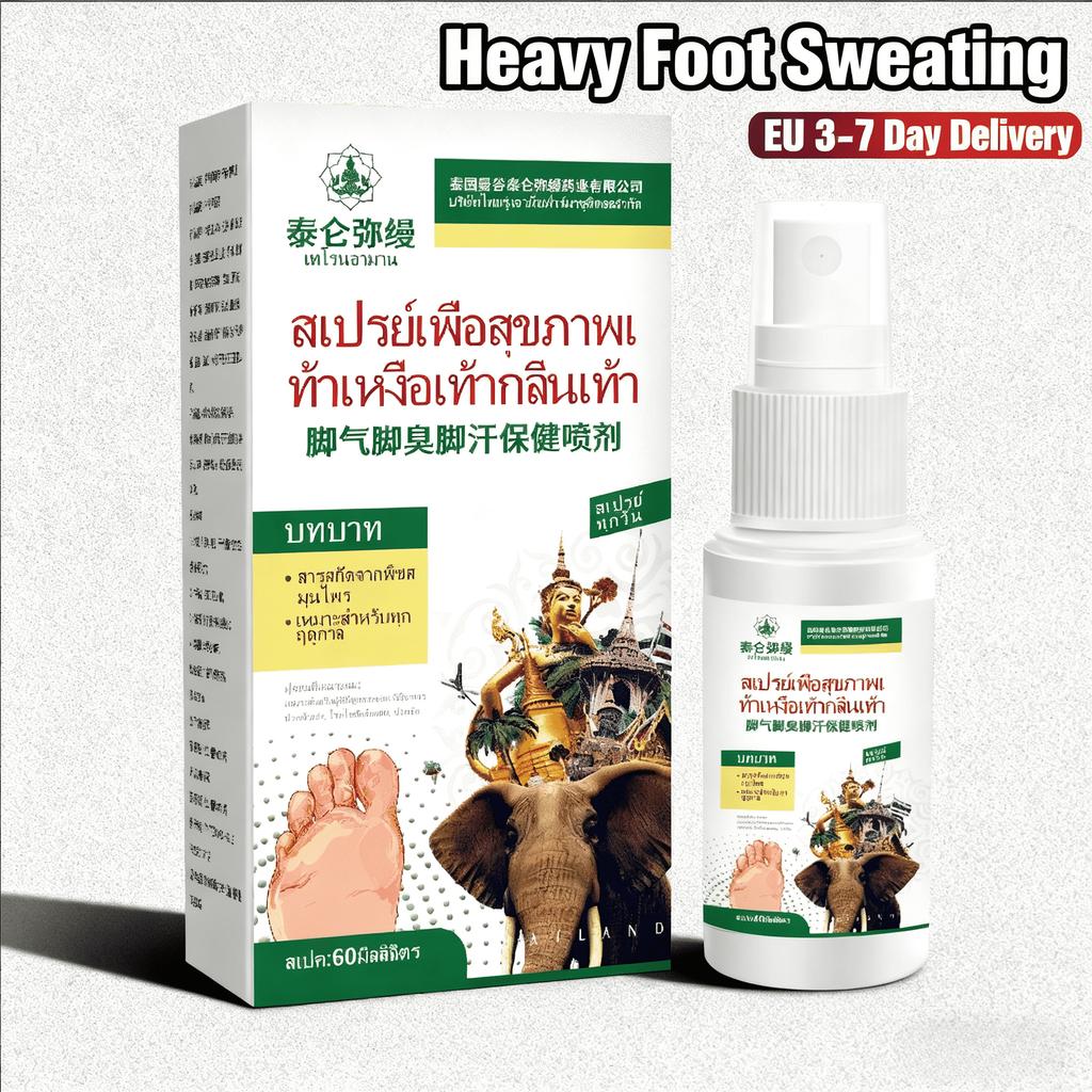 Zesty Herbal Foot Spray - Orange & Bergamot | Odor Eliminator & Refreshing Scent