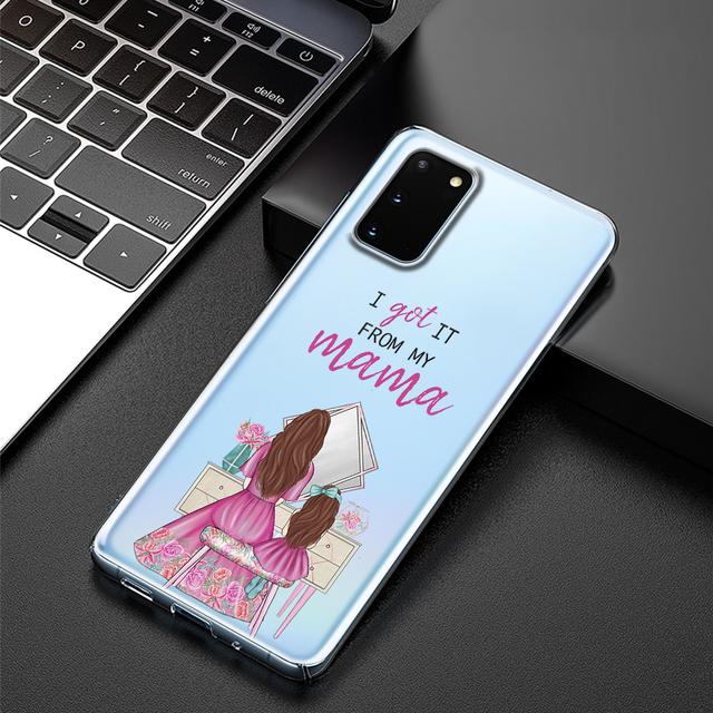 Super Mom Baby Case For Samsung A52s 5g A51 S21 A12 Fundas Galaxy A53 5g A33 A73 A03 A50 A31 A50 A70 A71 A72 A13 A32 Back Covers