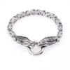 New Stainless Steel Viking Wolf Head Leopard Head Bracelet Bracelet Men 'S Stainless Steel Bracelet Asia