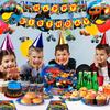 Monster Truck Birthday Party Supplies,119pcs Monster Machines Party Plates and Napkins Cups Table Cloth Banner Balloons Cake Topper Ect