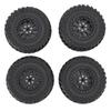 RC Car Tires Rubber Sturdy Remote Control Pickup Truck Wheel Tires Replacement for MN82