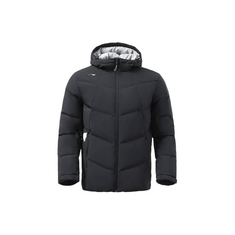 Li Ning Коллекция для тренировок Коллекция для фитнеса Пуховик Мужской Черный AYMS389-2
