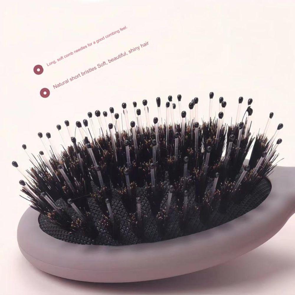 Lightwear Pocket Wet Brush Pig Bristle Massage Comb Portable Hair Comb  Holiday Vocation