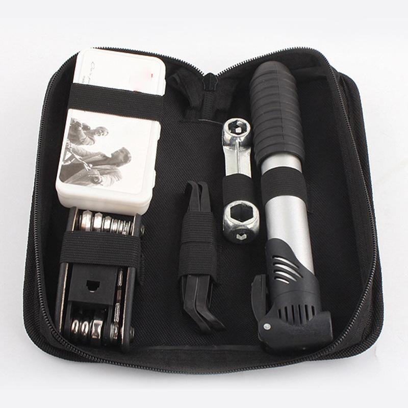 Bicycle Repair Kit, Tire Repair, Inflator Repair Wrench Set, Mountain Bike Combination Tool, Repair Equipment