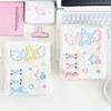 Loose-Leaf Photocard Holder Plush Angel Star Pattern Collect Book  For Kpop Idol Fans