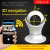 Full HD WIFI IP 1080P радионяня с автоматическим отслеживанием и вращением на 360 градусов камера ночного видения 3D панорамная навигация MapAA