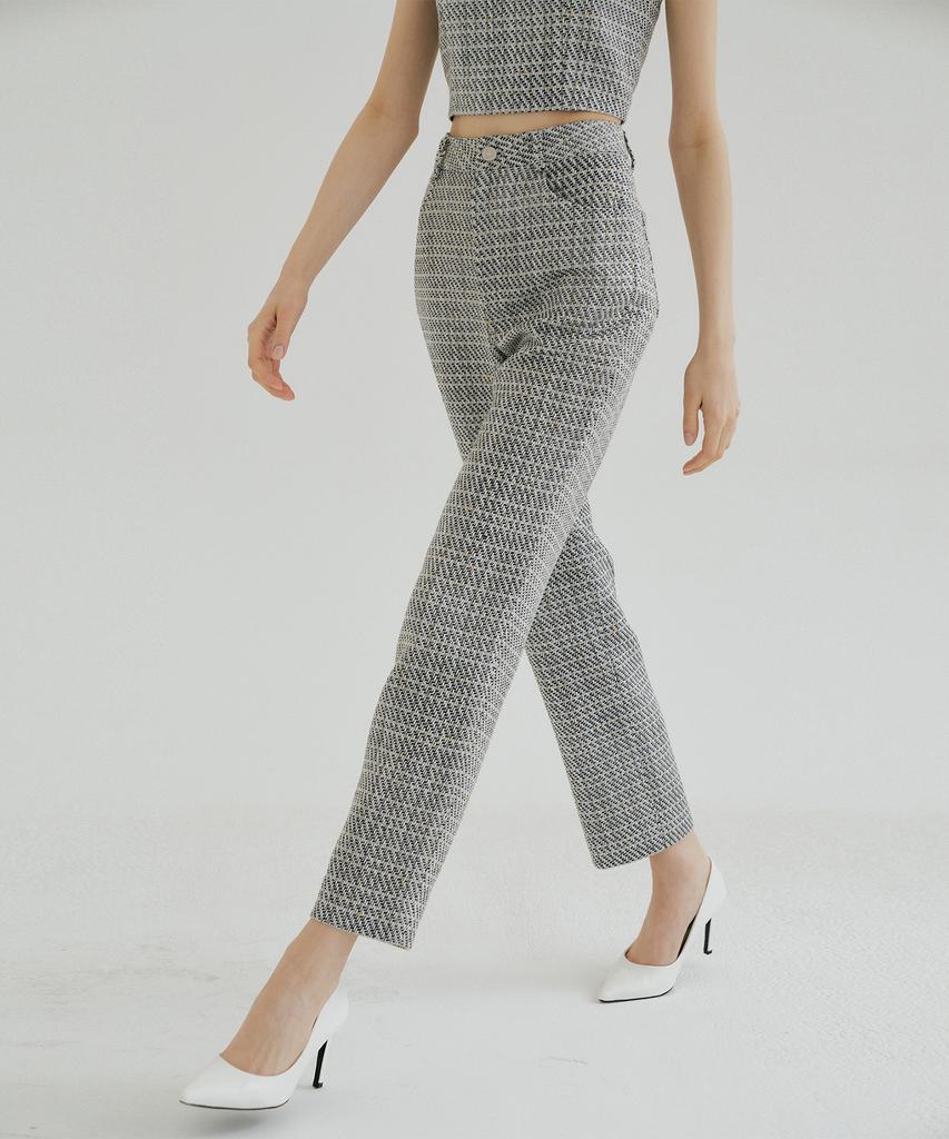 Прямые брюки MULLION из твида