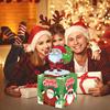 Christmas Money Box for Cash Gift Pull Surprise Money Holder with Snowman/Tree/Santa Card And 50 Pcs Transparent Bags for Home Party Favors