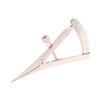Dental Implant Bone Caliper Dental Crown Gauge Calipers Ruler Curved/Straight Head Dental Surgical Wax Bone Dental Instrument