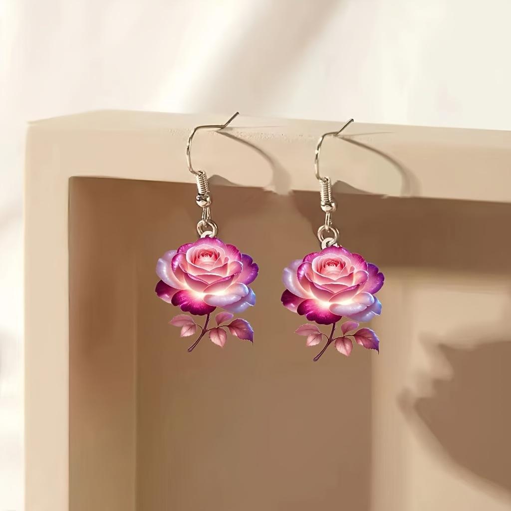 Vintage Rose Earrings