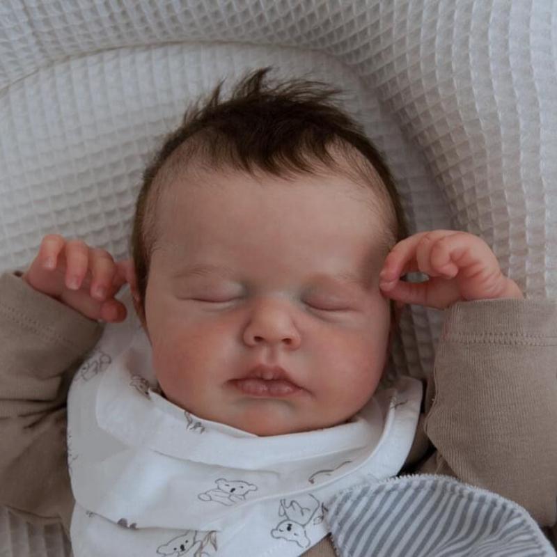 19-дюймовая спящая кукла-реборн LOULOU, силиконовые куклы-эмуляции для детей, игрушка для сопровождения в ванной, подарок на день рождения ребенка