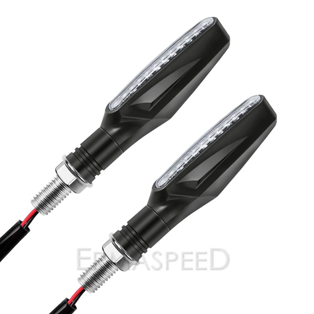 4 шт. индикаторы мотоцикла, плавные указатели поворота, стоп-сигналы и дневные ходовые огни 12 В для мотоцикла, скутера, бездорожья