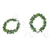 Frcolor Flower Crown, Hairband, Headpiece, Green Leaf, Flower Crown, Hair Ornament, Halloween, Christmas, Party, Wedding, Entrance Ceremony,