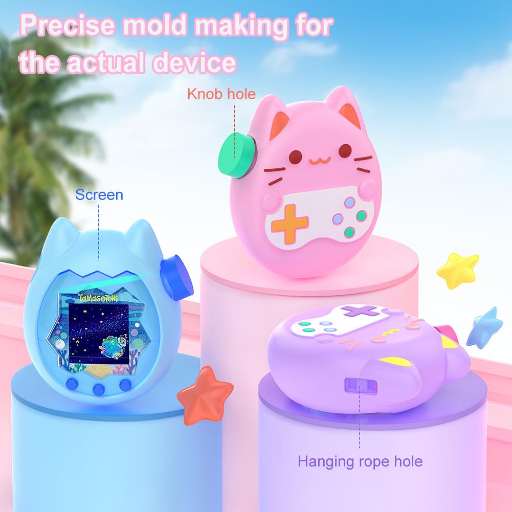 Для Tamagotchi Paradise Силиконовый чехол Стильный Нескользящий Ультратонкий Жидкий Милый Защитный Чехол Мягкий Чехол Игровые Аксессуары Запчасти