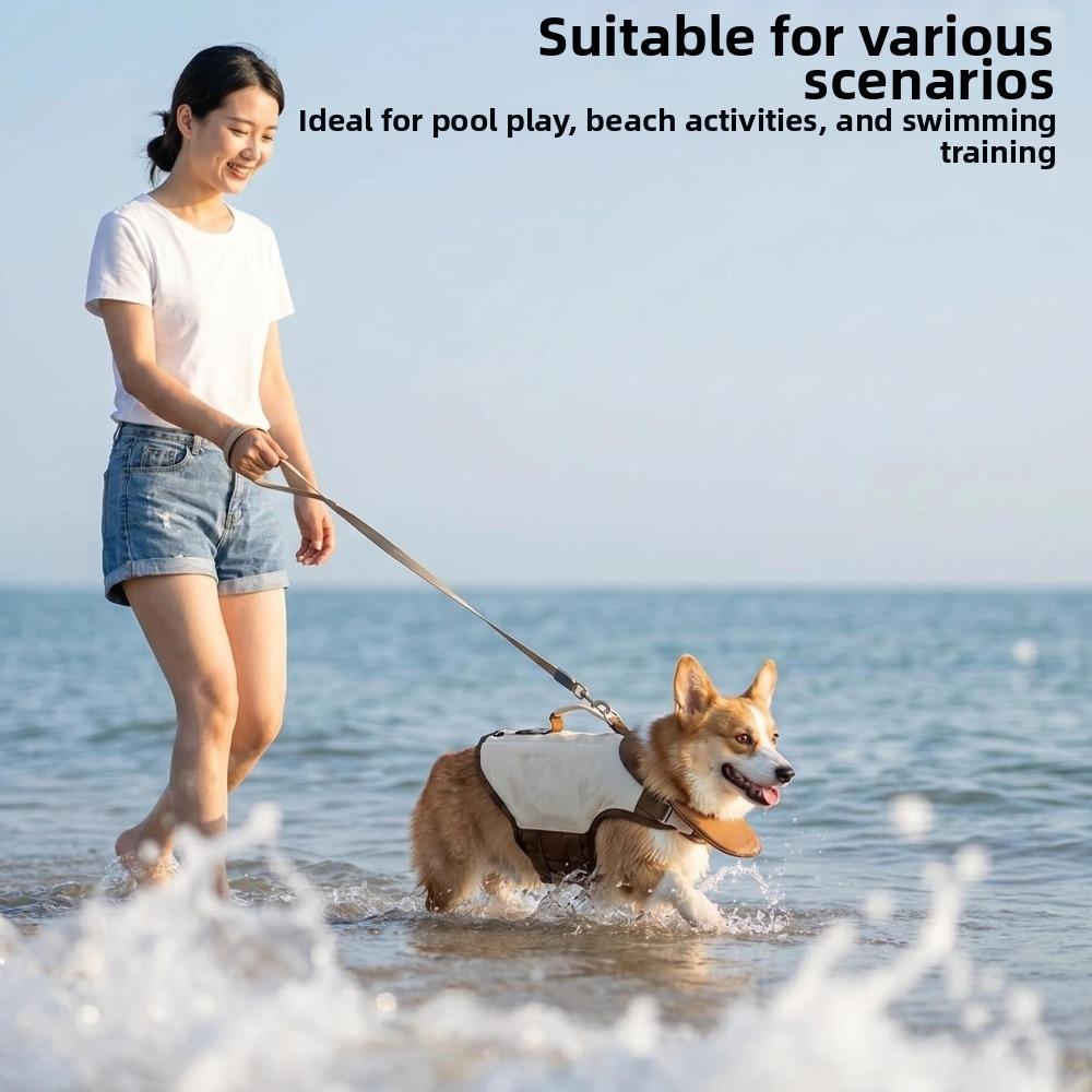 Breathable Pet Swimming Suit Adjustable Dog Flotation Vest Dog Safety Vest Water Safety
