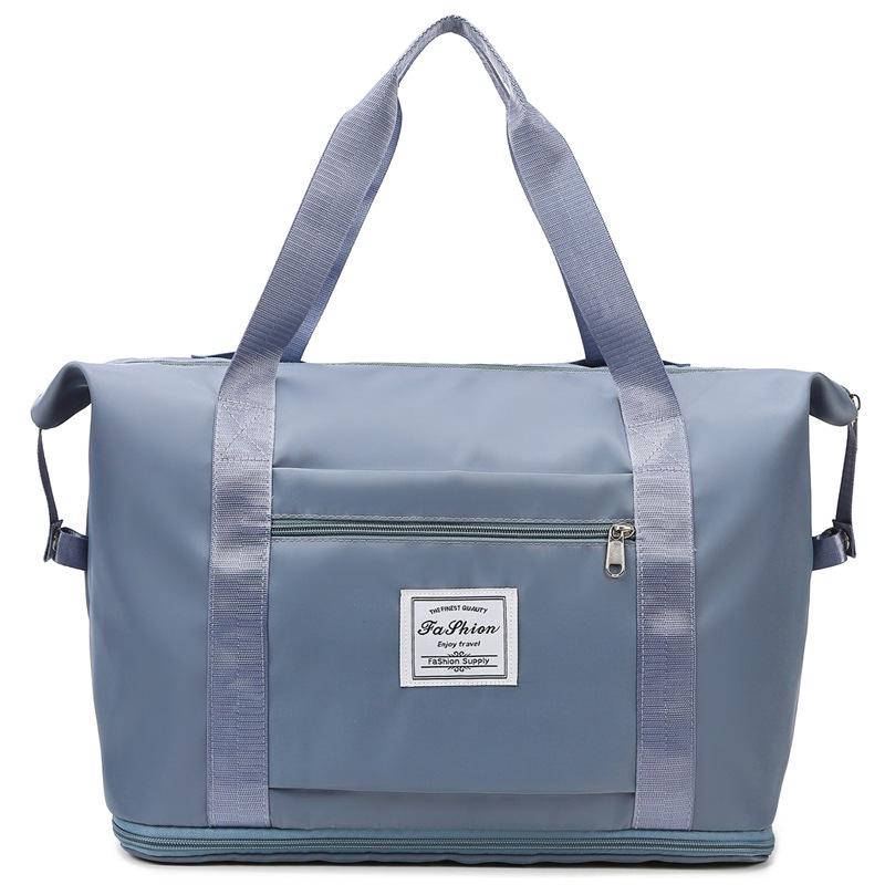 Женская деловая дорожная сумка: Портативный, вместительный чемодан с функцией разделения на сухое и влажное для одежды и спортивного снаряжения